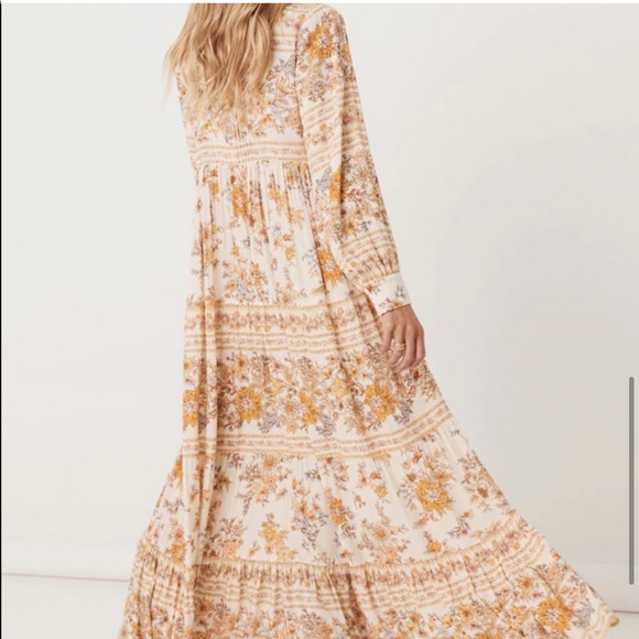 Spell Meadowland Gown in Cream - Picture 7 of 16